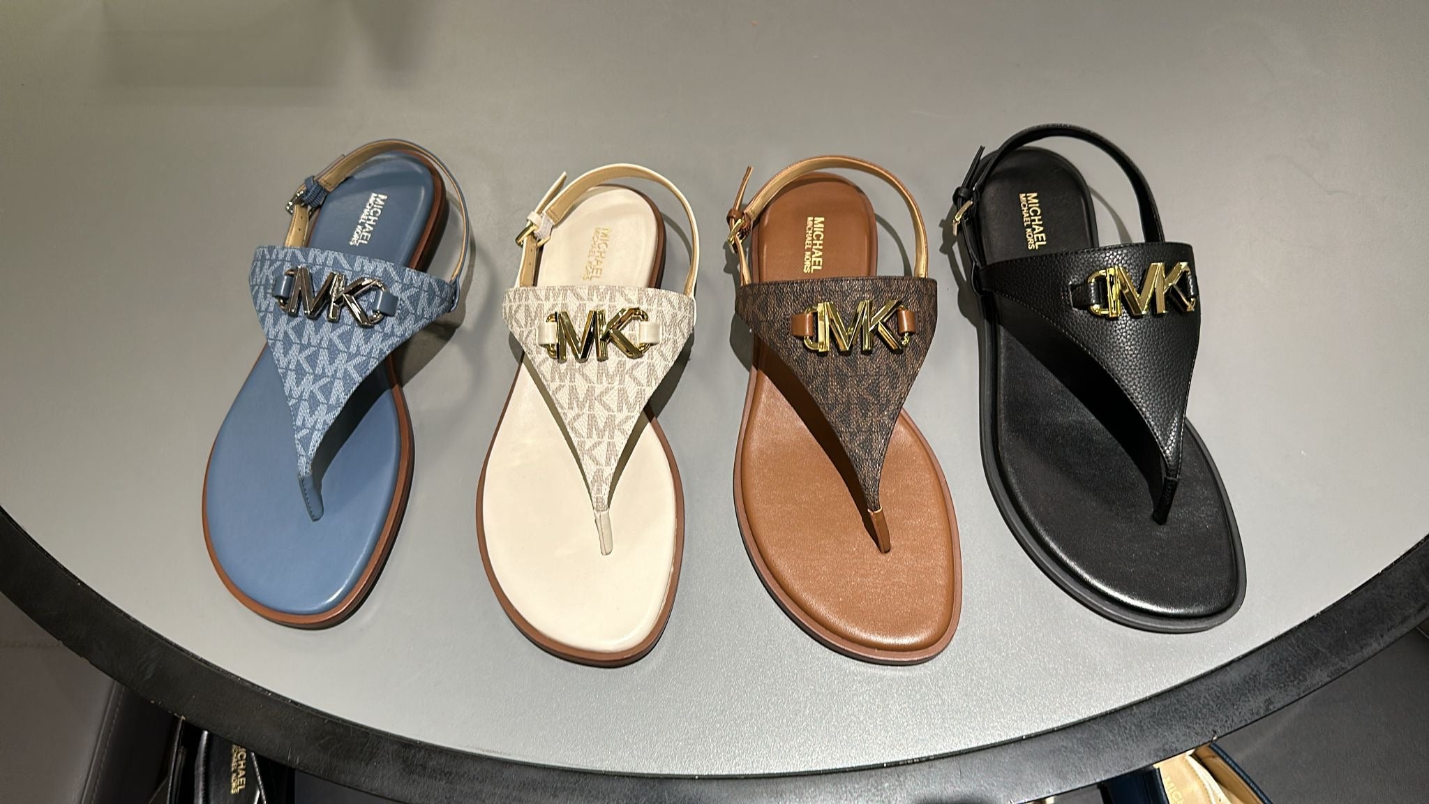 Michael Kors reed flat thong sandal