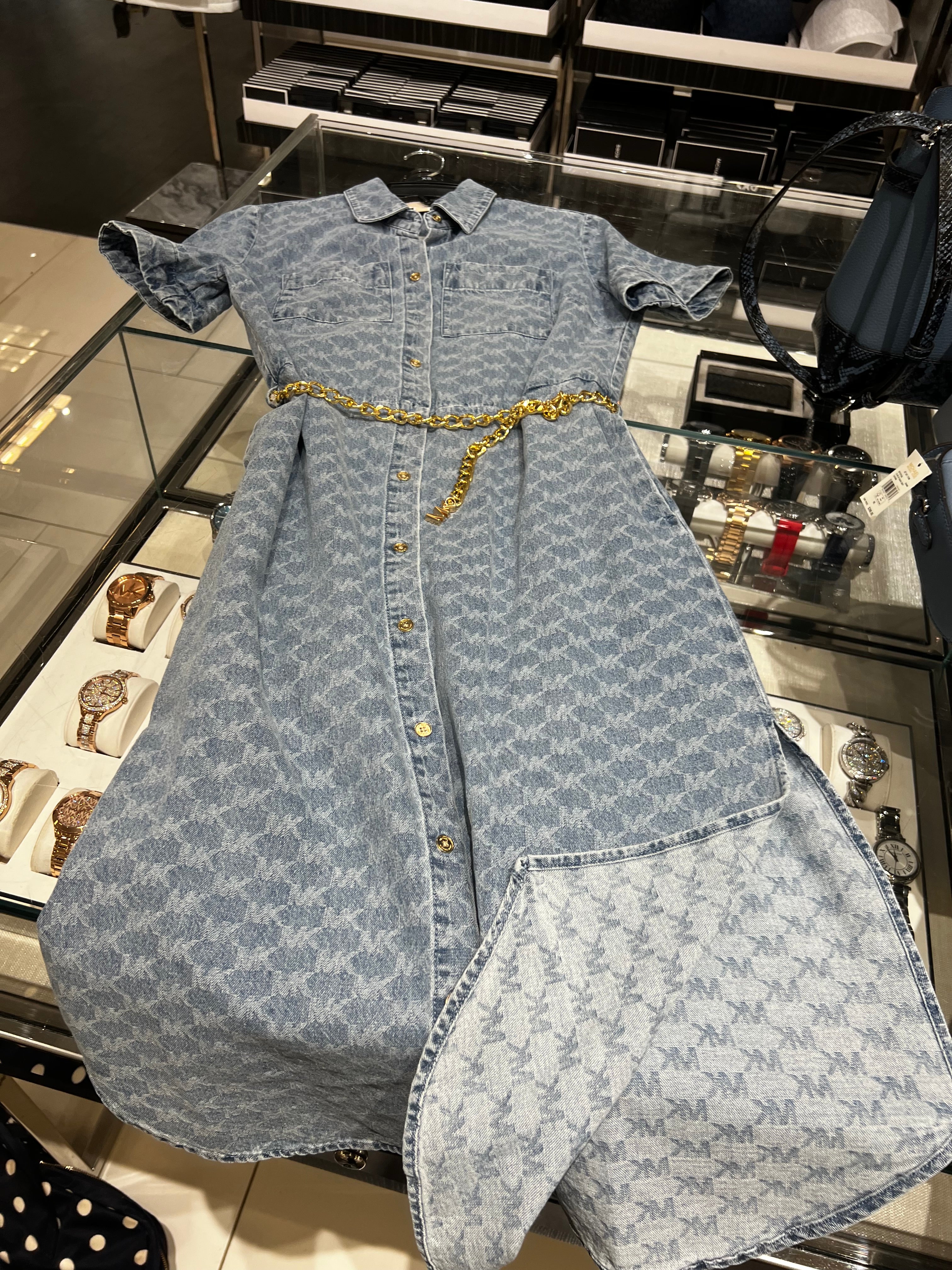 Michael Kors denim dress – USASHOPDIRECT LLC