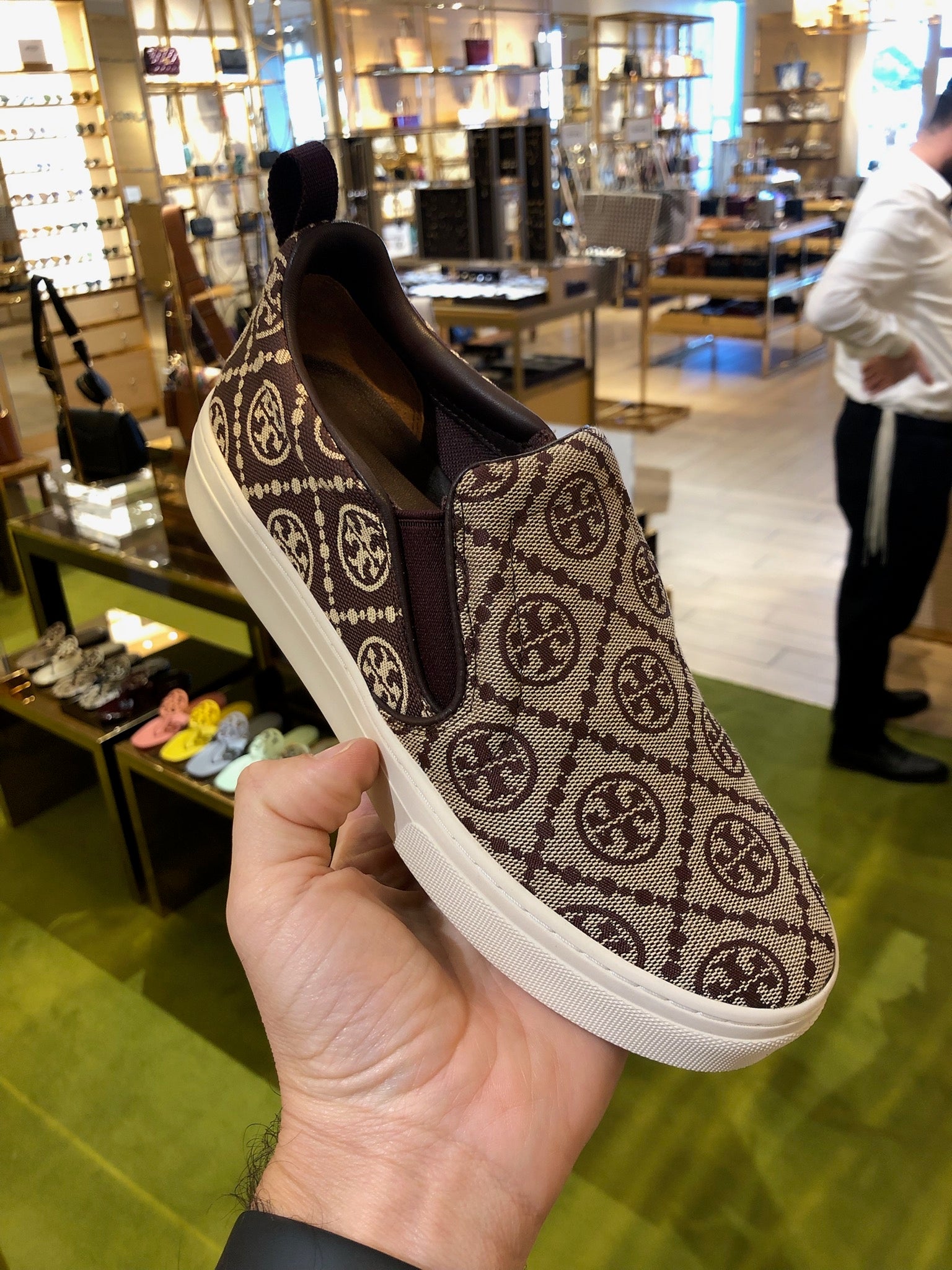 tory burch max slip on sneaker