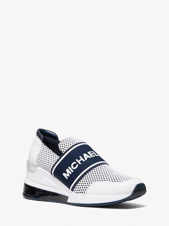 Black Felix Extreme Scuba And Leather Trainer MICHAEL MICHAEL KORS