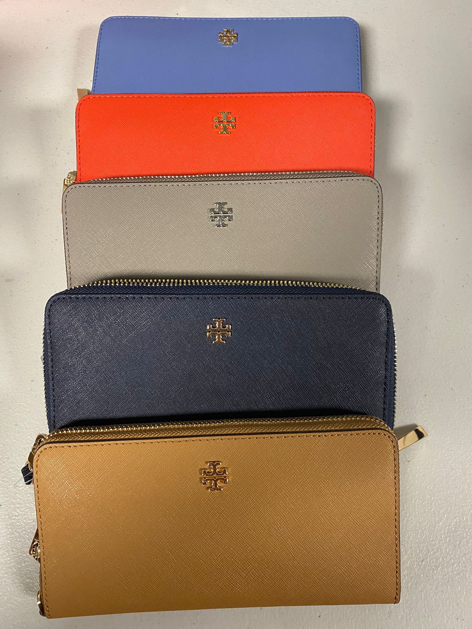 Tory Burch T Monogram Leather Zip Continental Wallet - ShopStyle