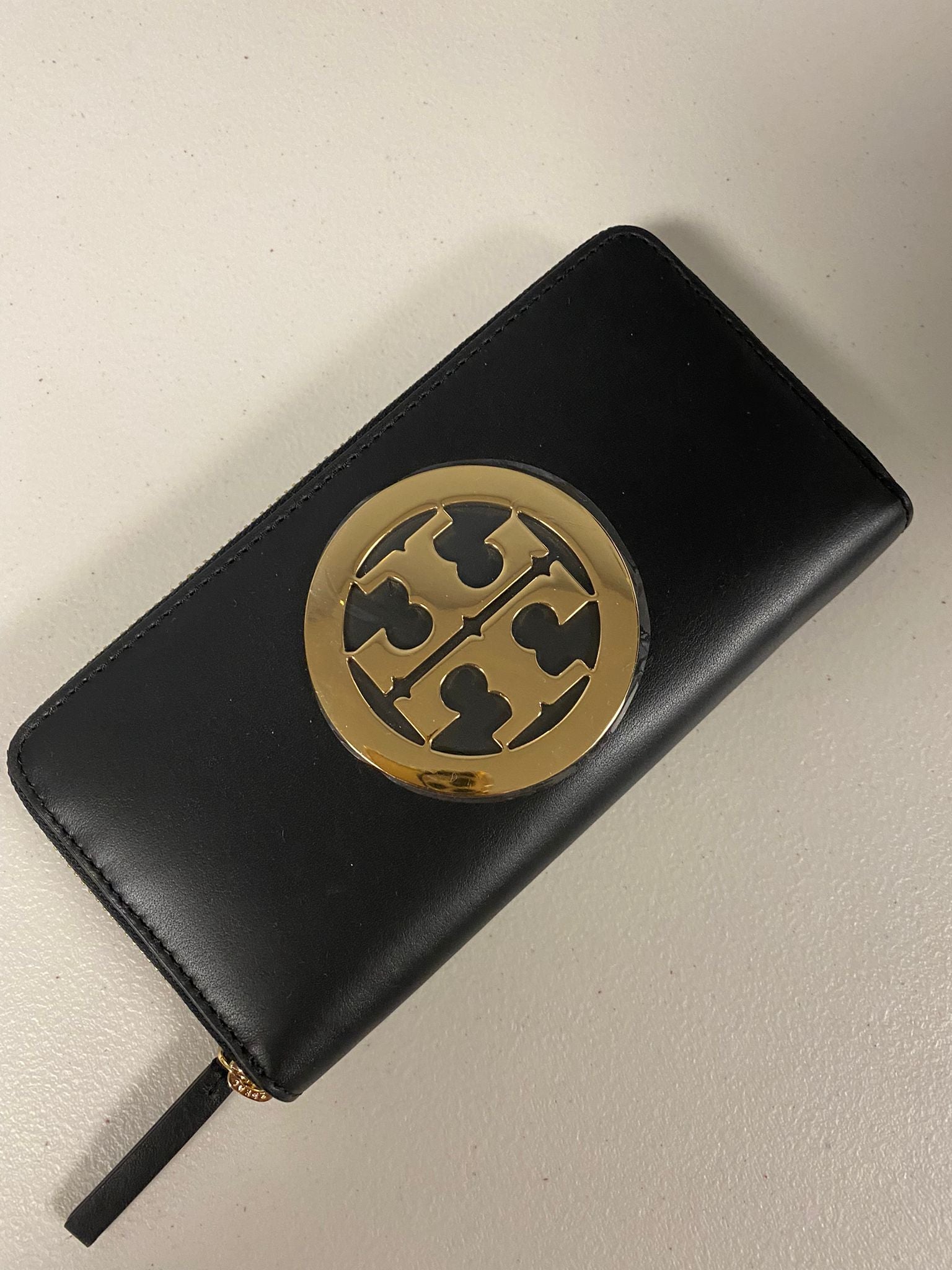 Tory Burch Taylor Leather Zip Continental Wallet