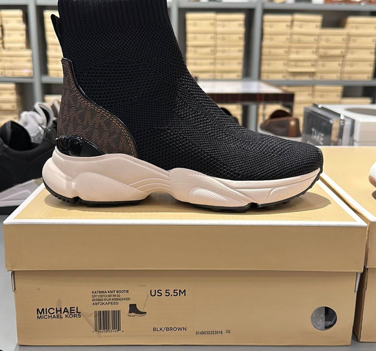 Michael Kors Katrina knit bootie â USASHOPDIRECT LLC