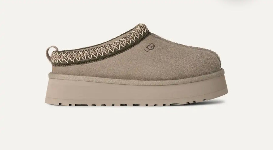 UGG Tazz Suede Platform Slipper Clogs