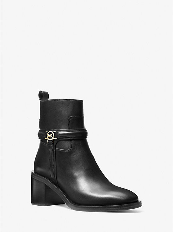 Michael Kors Mindy Leather Ankle Boot