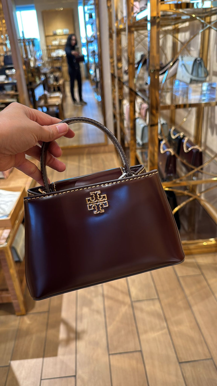 Tory Burch britten mini top handle handbag