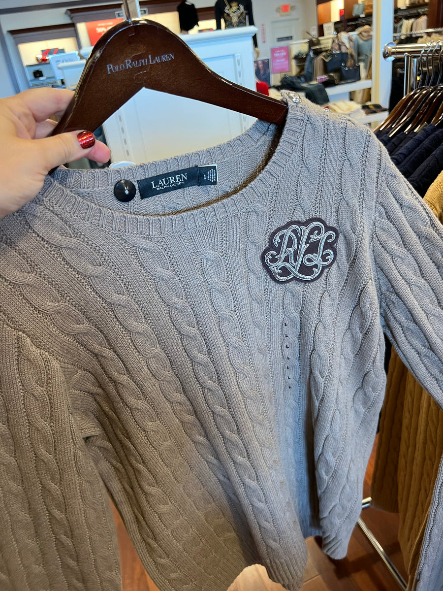 Ralph Lauren crest patch  logo sweater
