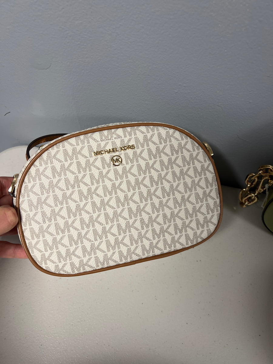 Michael Kors Jet Set Glam oval crossbody