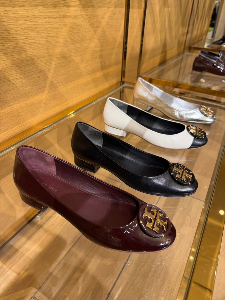 Tory Burch multi logo pump