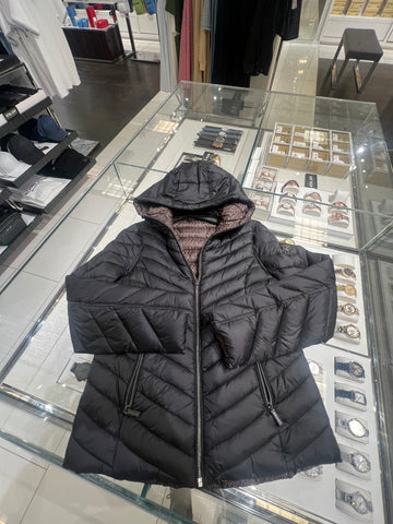 MICHAEL KORS Reversible Printed Nylon Packable Puffer Jacket