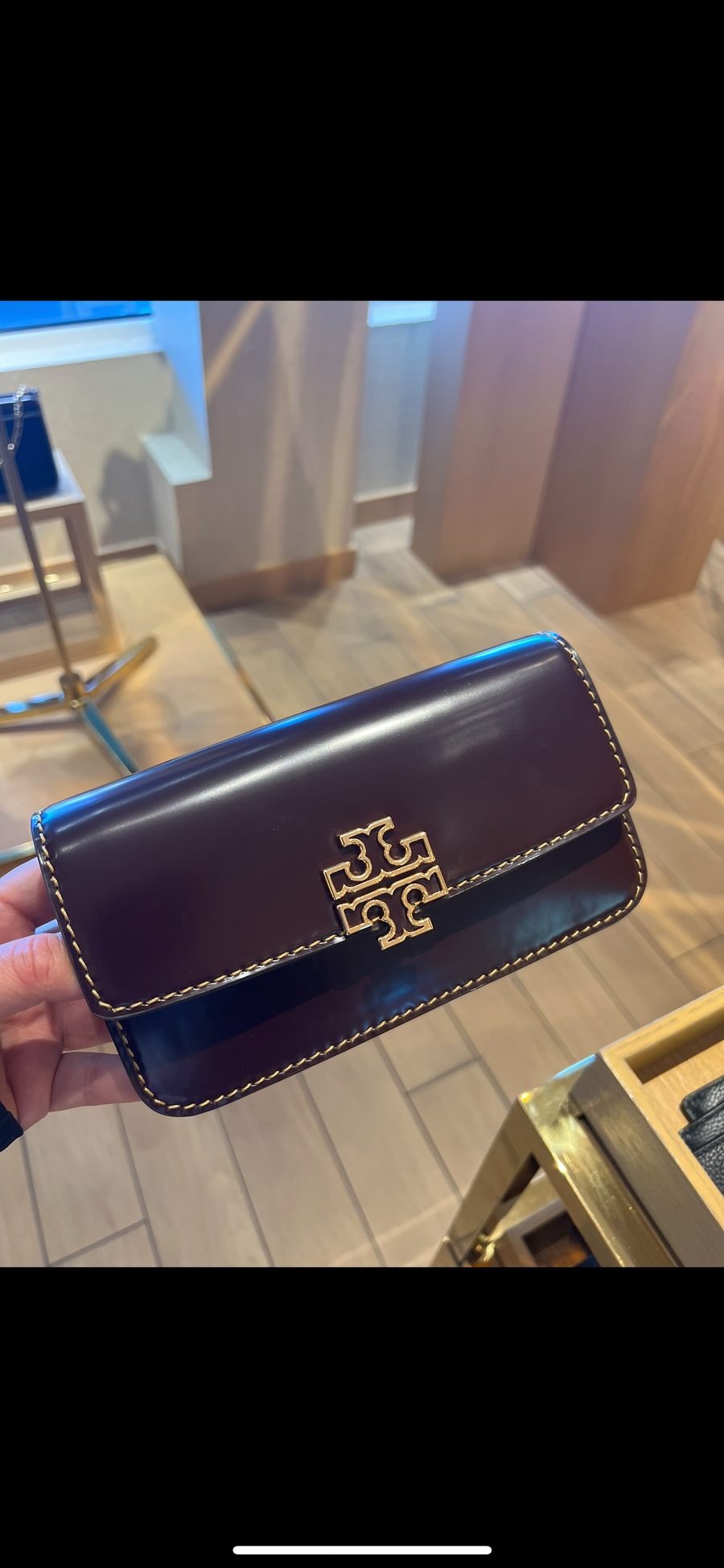 Tory Burch britten wallet on chain crosbody