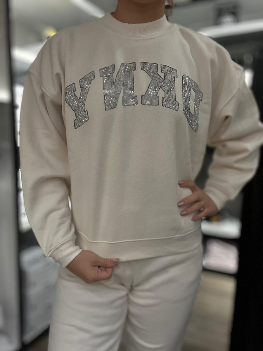 Dkny sweatshirt and jogger set