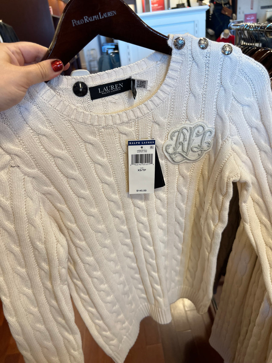Ralph Lauren crest patch  logo sweater