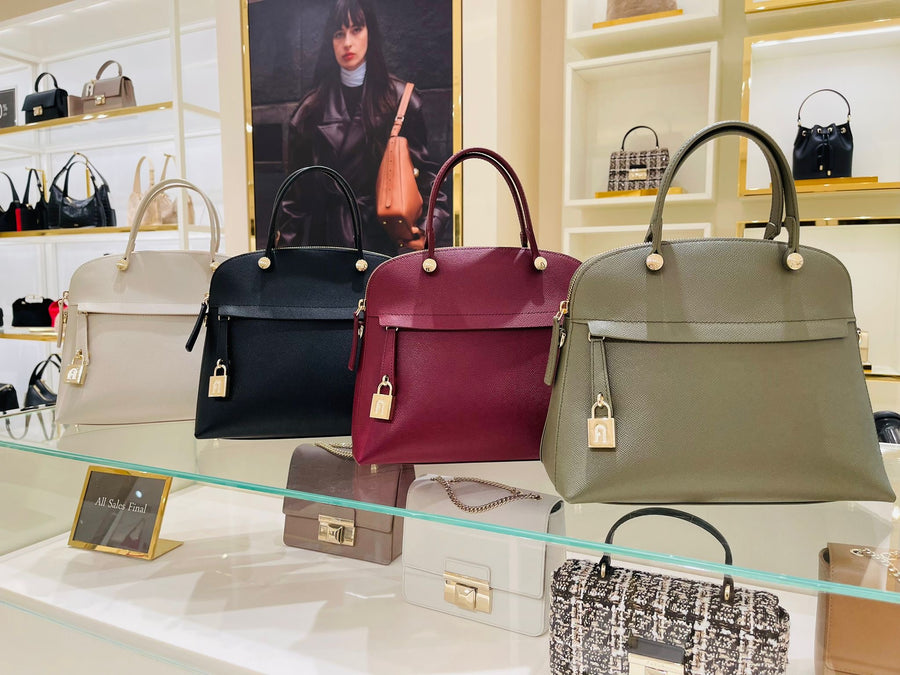 Furla Piper Small On Model Furla Furla Piper M Dome – Handbags