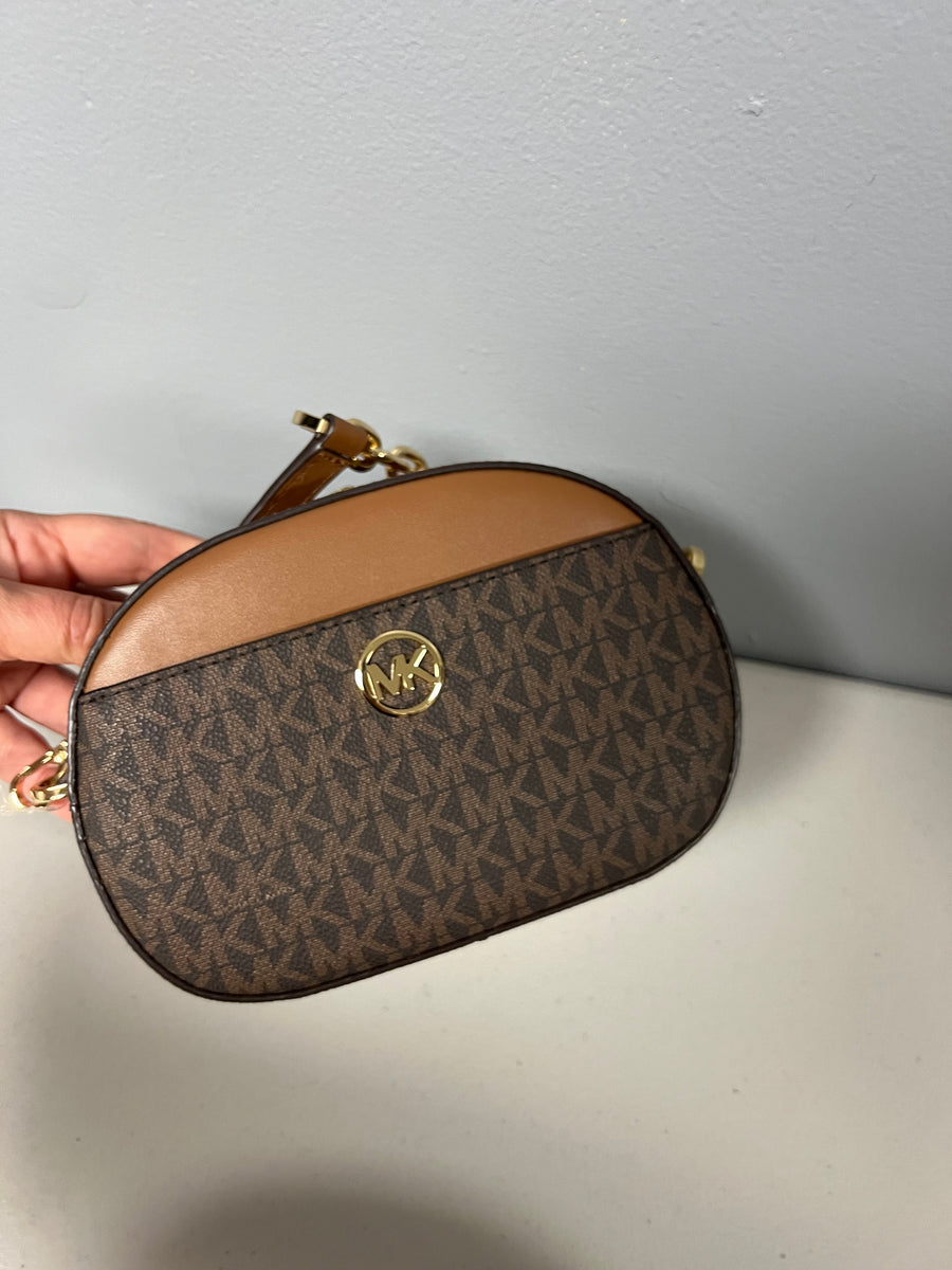 Michael Kors Jet Set Glam oval crossbody