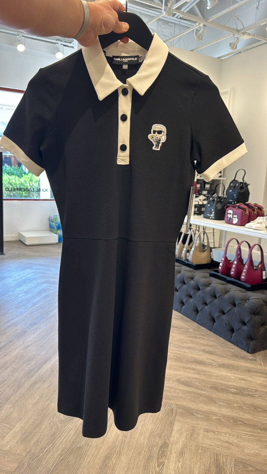 Karl Lagerfeld pleated tennis dress