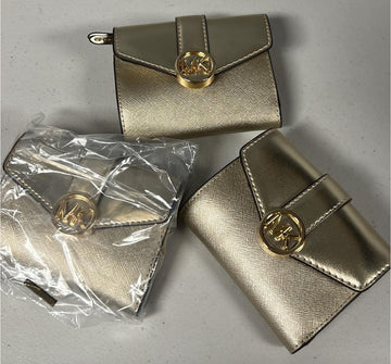 Michael Kors carmen gold wallet