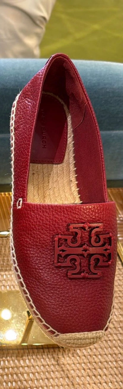 Tory Burch cut out logo espadrille
