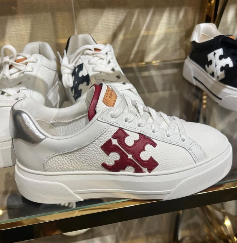 Tory Burch color block platform sneakers