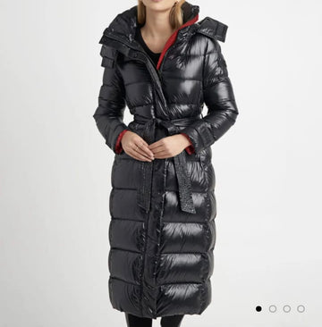 Karl Lagerfeld CONTRAST MAXI BELTED
LONG PUFFER