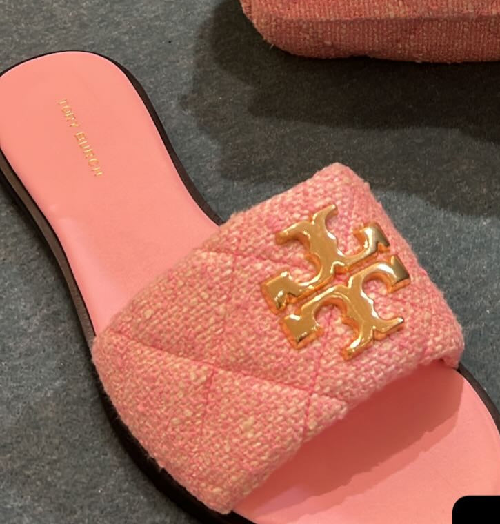 Burch Everly Slide Tory Burch Sandals Rose Gold Tory Burch Everly