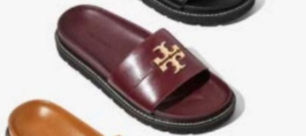 【TORY BURCH】 EVERLY プラットフォーム エスパドリーユ TORY BURCH EVERLY ANATOMIC LUG SLIDE SANDALS;PASTEL YELLOW