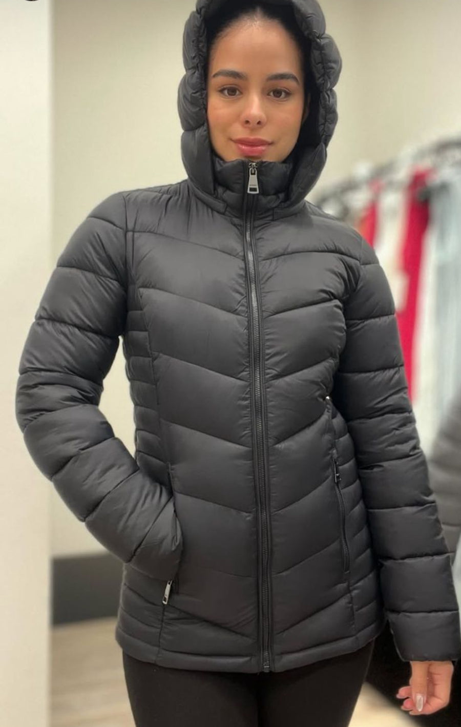 Dkny hooded jacket
