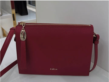Furla zip top crossbody