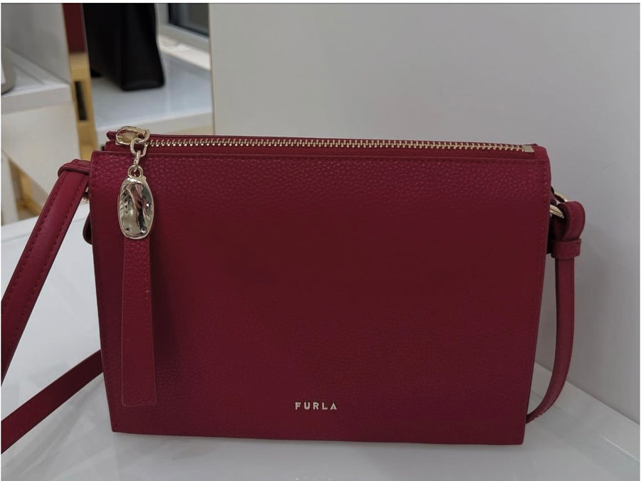 Furla zip top crossbody