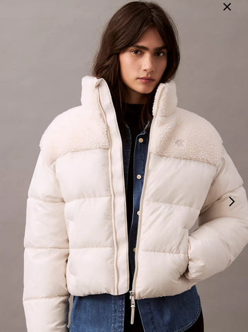 Calvin Klein sherpa puffer