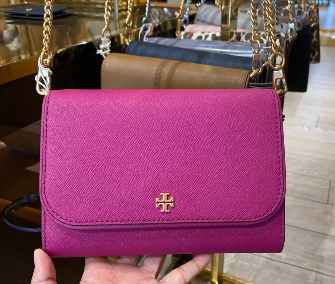 Tory Burch popular emerson chain crossbody wallet