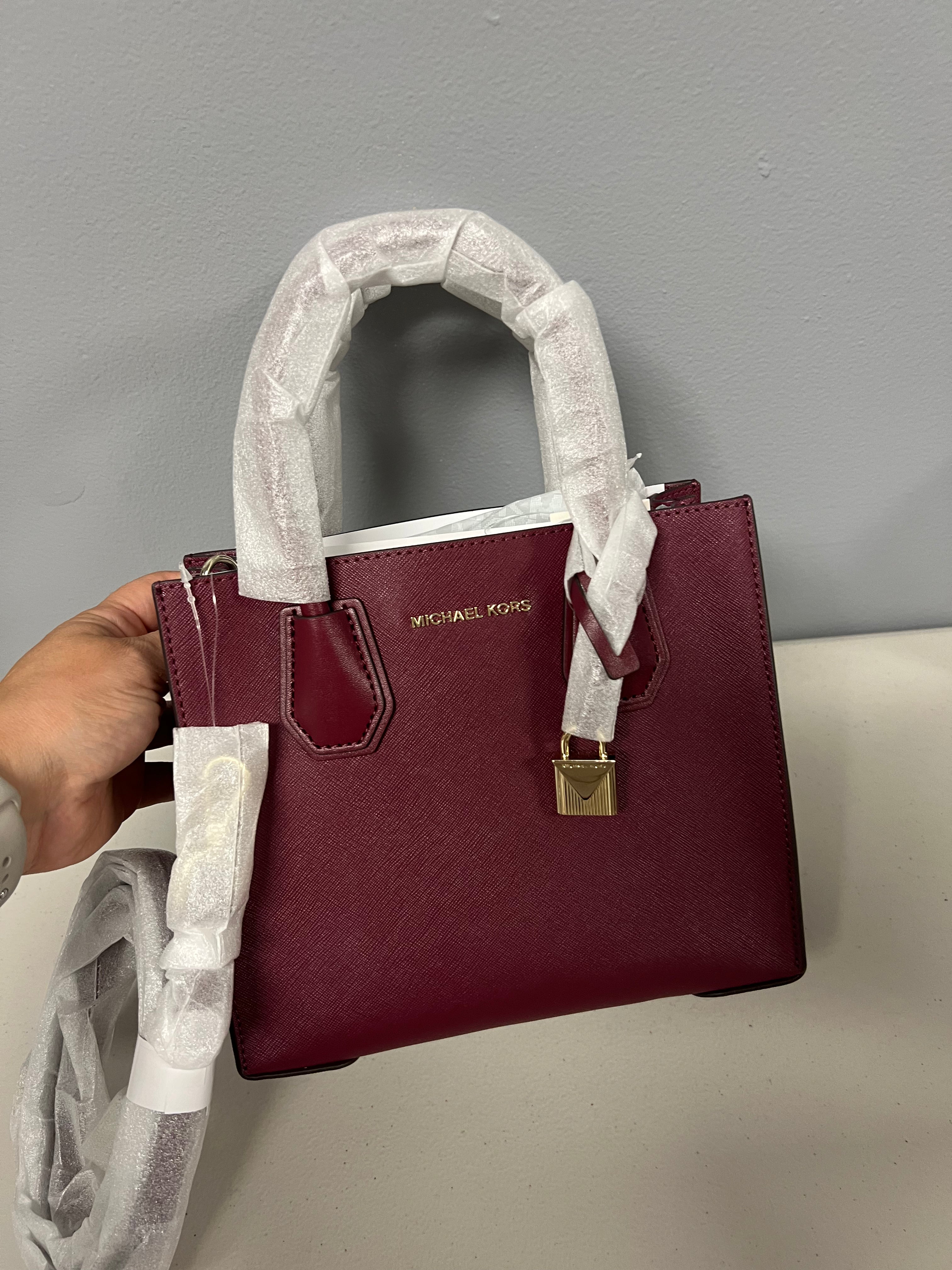 Michael Kors maroon discount large mercer crossbody like new OBO