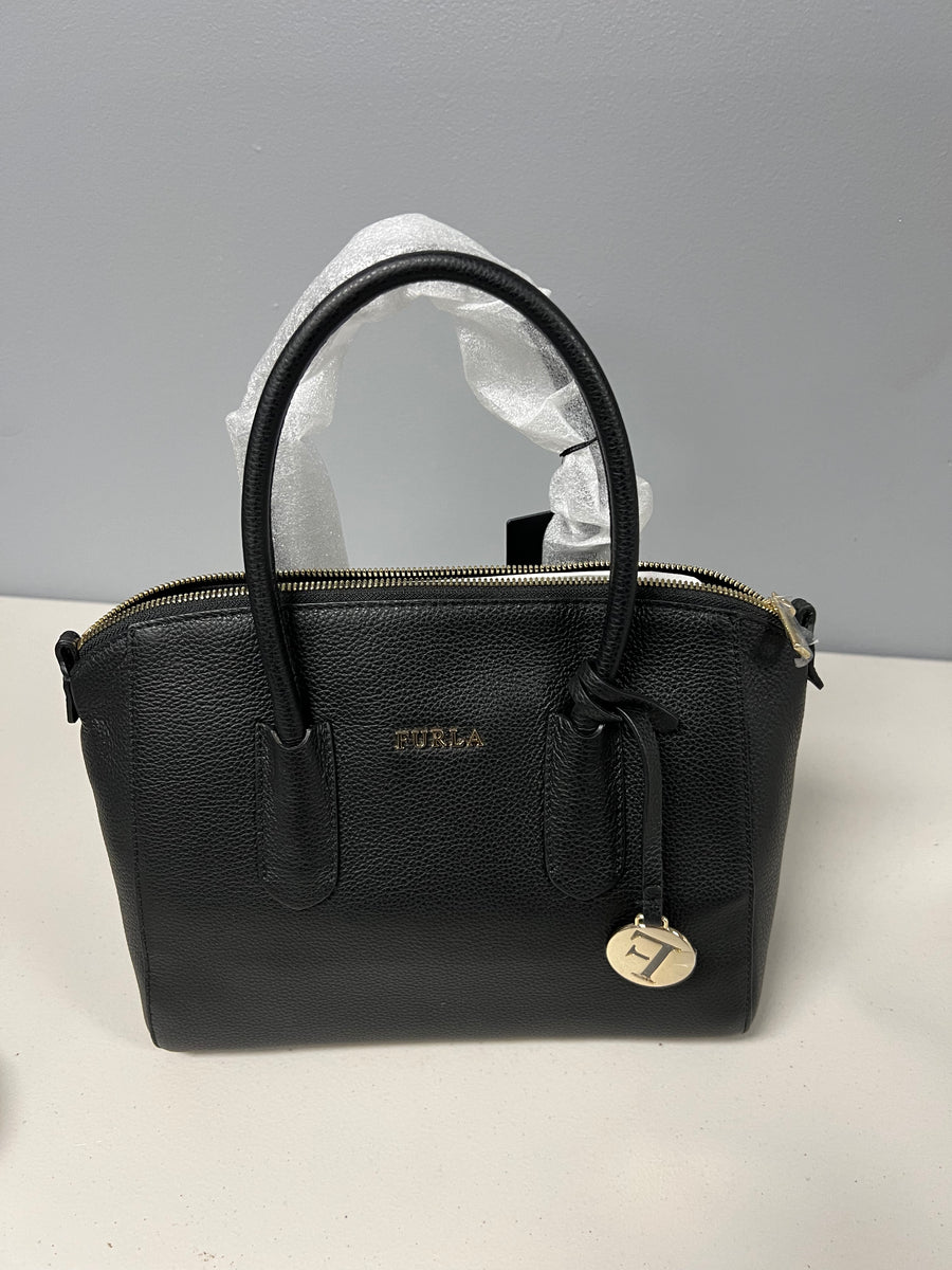 Furla zip top medium tessa handbag