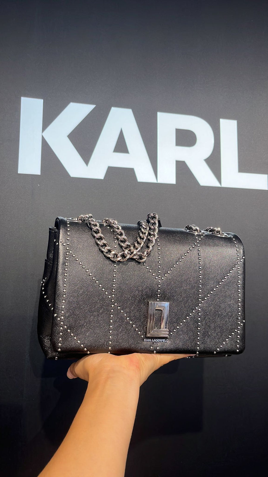 Karl Lagerfeld lafayette medium shoulder bag