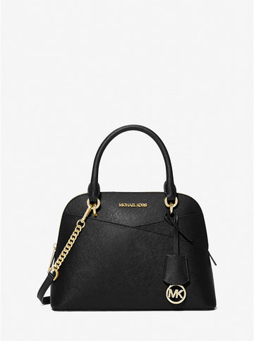 MICHAEL KORS Jet Set Travel Medium Saffiano Leather Dome Satchel