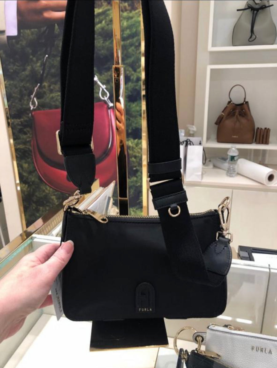 Furla atena leather crossbody bag Clearance