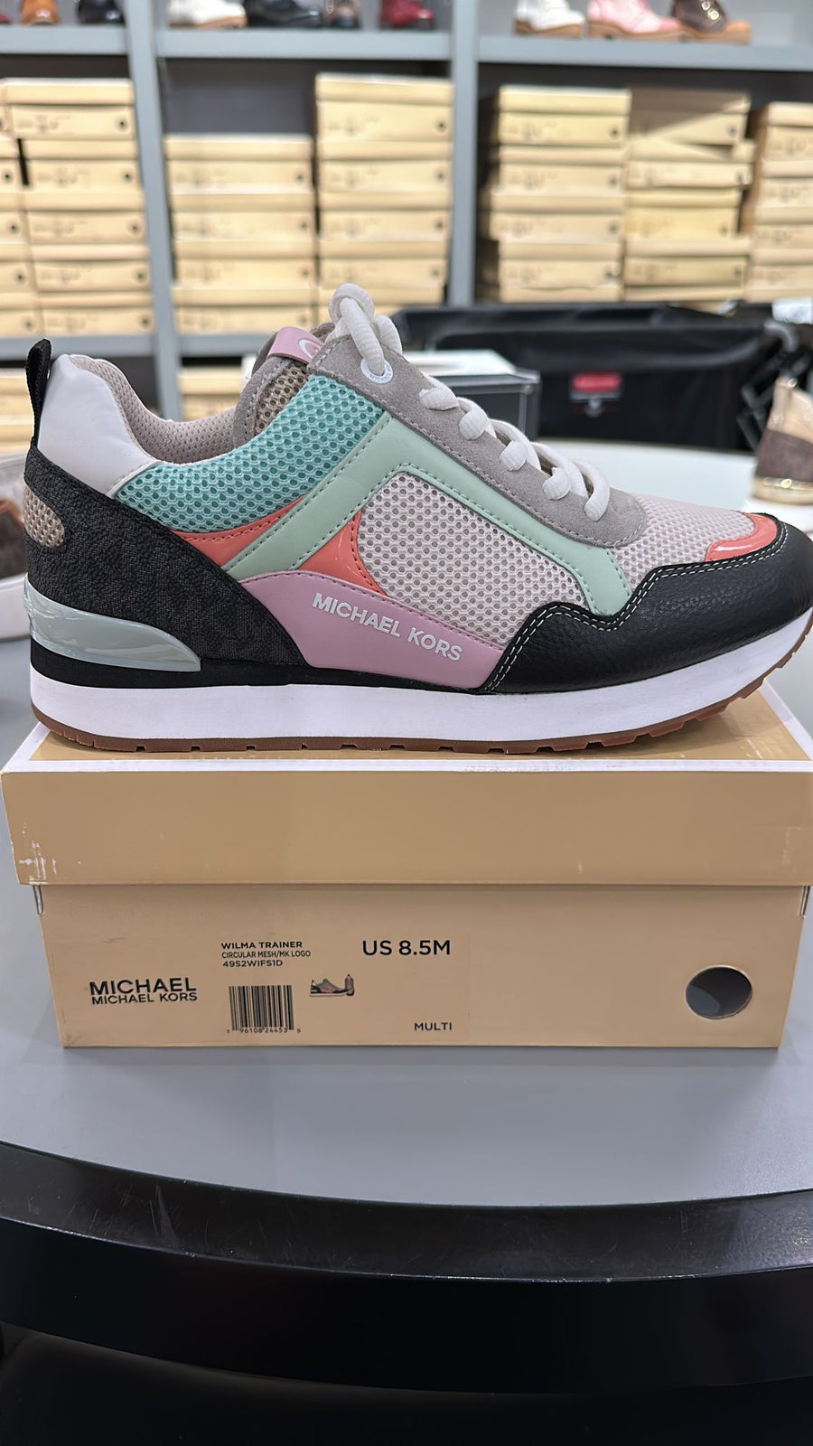 Michael Kors black maddy sneaker