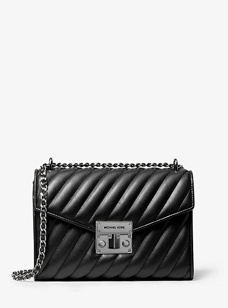 Michael Kors rose quilted bag