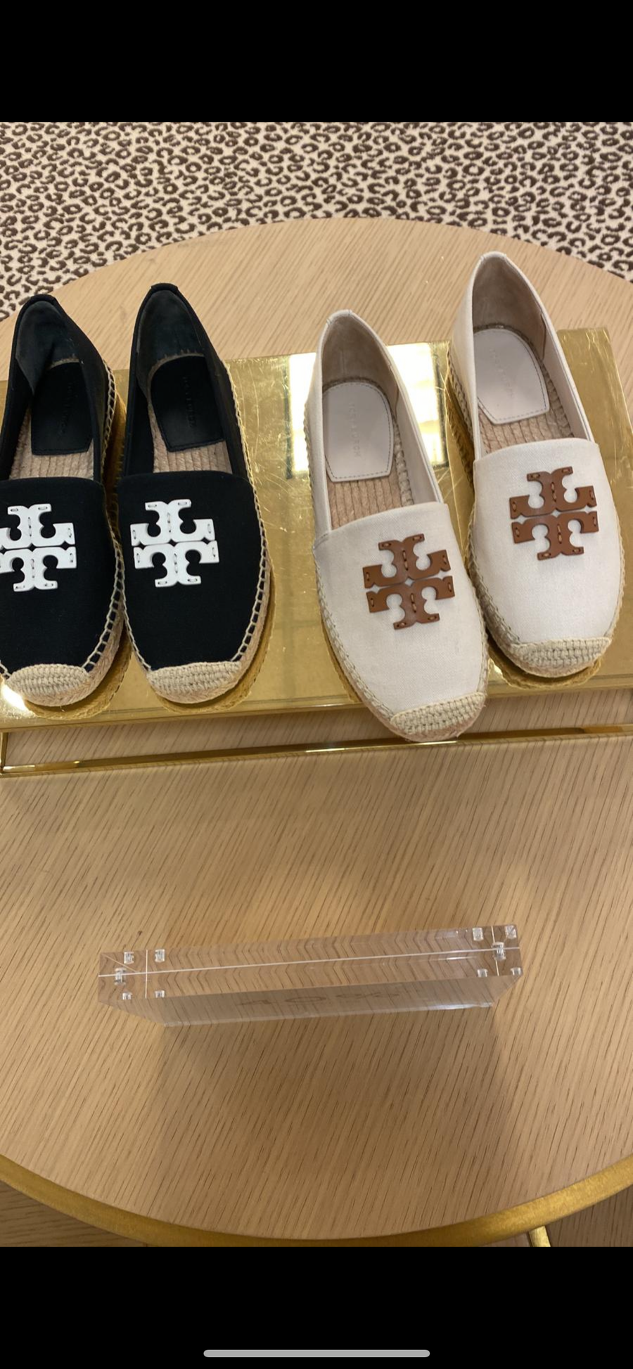 Tory Burch leather espadrilles