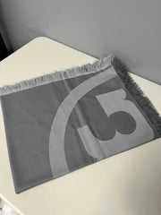 Tory Burch logo scarf