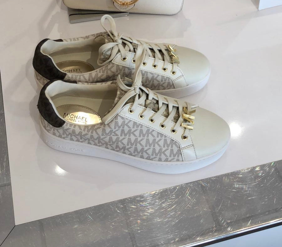 Michael Kors Poppy lace up nappa pu sneakers