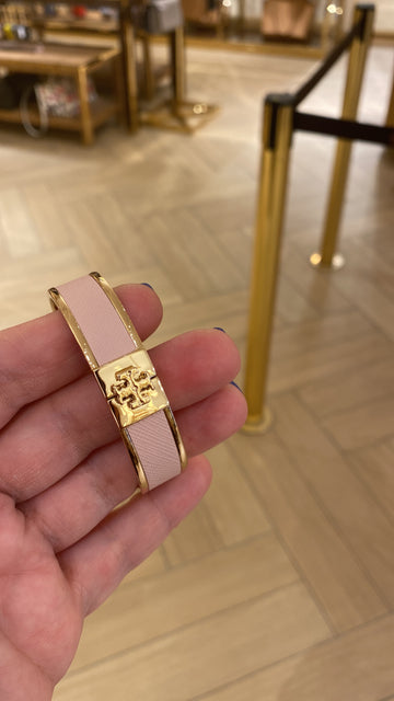 Tory Burch leather metal bracelet