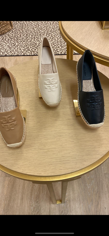 Tory Burch everly leather espadrilles