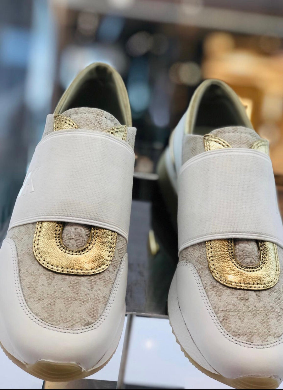 Michael Kors white/ivory sneakers